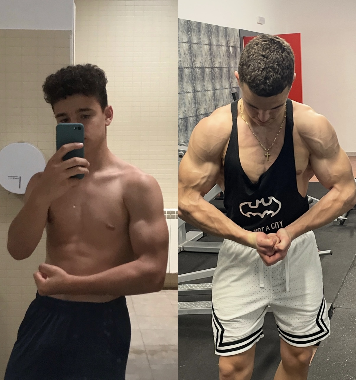 Antes y después: darius gabriel; mi progreso muscular